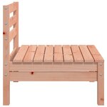 vidaXL Canapé de jardin sans accoudoirs bois massif douglas