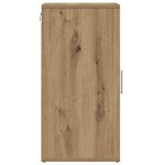 vidaXL Armoire à chaussures chêne artisanal bois d'ingénierie