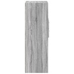 vidaXL Buffet haut sonoma gris 45x42 5x124 cm bois d'ingénierie