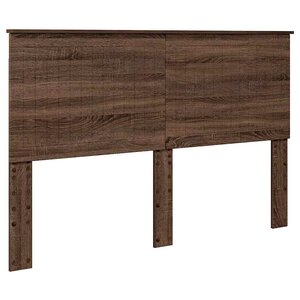 vidaXL Tête de lit Chêne brun 150 cm Bois d'ingénierie