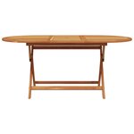 vidaXL Ensemble à Manger de jardin 7Pièces beige polypropylène et bois