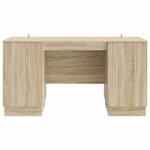 vidaXL Bureau Chêne Sonoma 142 5 x 50 x 75 cm Bois d'ingénierie