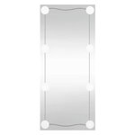 vidaXL Miroir mural avec lumières LED 40x80 cm verre rectangulaire