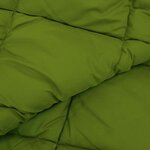 vidaXL Duvet complet toute l'année Vert 200 x 200 cm Microfibre