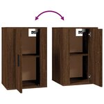 vidaXL Ensemble de meubles TV 2 Pièces Chêne marron Bois d'ingénierie
