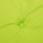 vidaXL Coussins de chaise à dossier haut lot de 4 vert vif