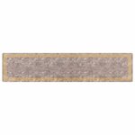 vidaXL Coureur de Tapis MARSA Gris 100 x 450 cm Polyester et PVC