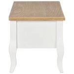 vidaXL Meuble TV blanc 100x35x35 cm bois