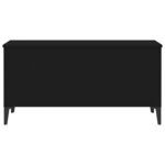 vidaXL Table basse Noir 90x44 5x45 cm Bois d'ingénierie