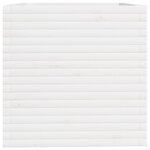 vidaXL Jardinière blanc 70x70x72 5 cm bois de pin massif