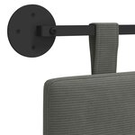 vidaXL Tête de lit suspendue Tissu en velours côtelé