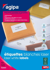 200 Étiquettes Laser 210X148.5