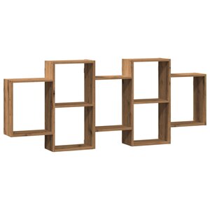 vidaXL Étagère murale chêne artisanal 159x18x65 cm bois d'ingénierie