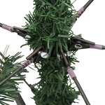vidaXL Sapin de Noël artificiel articulé avec pommes de pin 120 cm