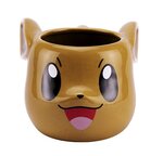 Mug 3d tete de Evoli Pokemon
