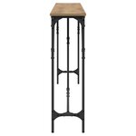 vidaXL Table console chêne artisanal 180 x 23 x 75 cm