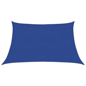 vidaXL Voile d'ombrage 160 g/m² Bleu 3/4x2 m PEHD