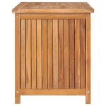 vidaXL Boîte de rangement de jardin 90x50x58 cm Bois de teck solide