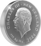 Pièce de monnaie en Argent 20 Dollars g 1000 (1 Kg) Millésime 2024 Kiwi KIWI