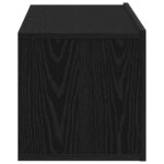 vidaXL Meuble TV Chêne noir 100 x 30 x 30 cm Bois d'ingénierie