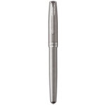 PARKER Sonnet Stylo roller  acier inoxydable  Recharge noire pointe fine  Coffret cadeau