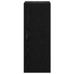 vidaXL Meuble mural Chêne noir 34 5 x 34 x 90 cm Bois d'ingénierie