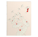 Nina Cahier piqué A4 96 pages Ivoire Ligné + Marge Couv. Aléatoire CLAIREFONTAINE