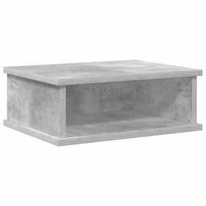 vidaXL Table de chevet Gris béton 40 x 31 x 15 cm Bois d'ingénierie