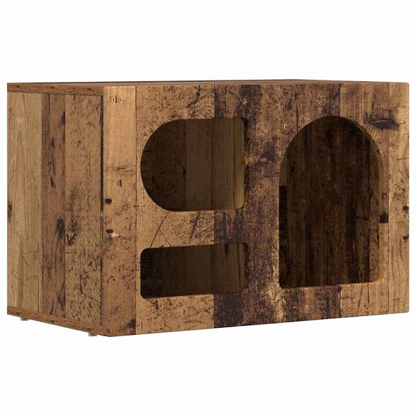 vidaXL Meuble TV Bois ancien 60 x 35 x 40 cm Bois d'ingénierie