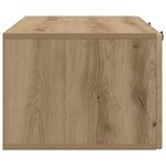 vidaXL Meuble TV mural 99 x 41 x 30 cm Chêne artisanal