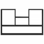 vidaXL Étagère murale noir 99x15x60 cm bois d'ingénierie