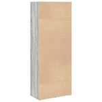 vidaXL Bibliothèque sonoma gris 60x30x152 cm bois d'ingénierie