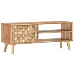 vidaXL Meuble TV 100x30x40 cm Bois d'acacia massif