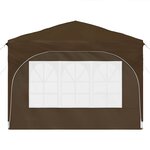 vidaXL Tente de fête pop-up 290 x 290 x 245 cm Taupe