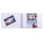 Album photos à spirales 50 pages blanches Format 32x22cm TRIO pistache EXACOMPTA