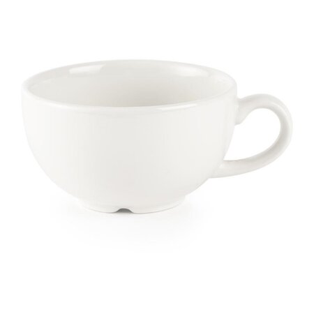 Tasses à cappuccino blanches unies churchill  340ml - lot de 24 -  - porcelaine0.34