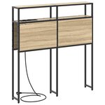 vidaXL Tête de lit de rangement Chêne sonoma 75 cm Bois d'ingénierie