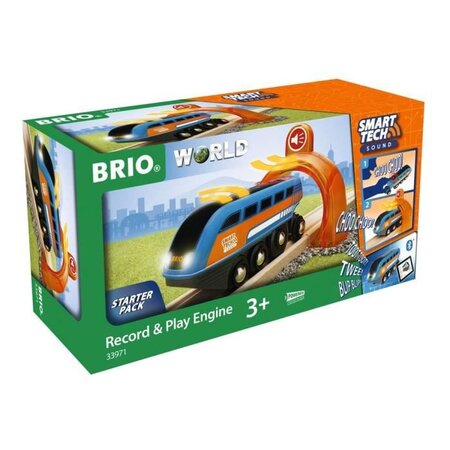 Brio World Locomotive a Enregistreur vocal Smart Tech Sound - STEM - Circuit de train en bois - Ravensburger - Des 3 ans - 33971