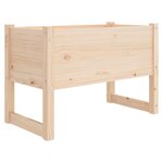 vidaXL Jardinière 78x40x52 cm Bois massif de pin