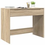 vidaXL Bureau Chêne Sonoma 100 x 50 x 78 cm Bois d’ingénierie