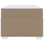 vidaXL Cadre de lit Cappuccino 100 x 200 cm Faux cuir