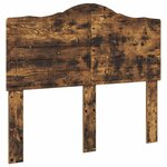 vidaXL Tête de lit Chêne fumé 135 cm Bois d'ingénierie