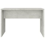 vidaXL Ensemble de coiffeuse Gris béton 74 5x40x141 cm
