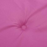 vidaXL Coussin de banc de jardin Rose 120 x 50 x 4 cm Tissu Oxford