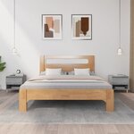 vidaXL Tables de chevet 2 Pièces Sonoma gris 50x46x50cm Bois d’ingénierie