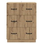 vidaXL Armoire à tiroirs 66 x 34 5 x 87 cm Bois d'ingénierie