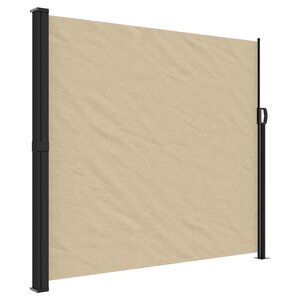 vidaXL Auvent latéral rétractable beige 180x300 cm