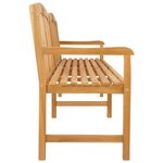vidaXL Banc en Bois Sculpté en Rose 228 x 60 x 90 cm Naturel