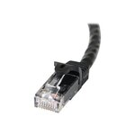 Startech.com câble réseau cat6 gigabit utp sans crochet de 2m - cordon ethernet rj45 anti-accroc - m/m - noir