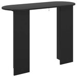 vidaXL Table console Chêne noir 100 x 39 5 x 75 cm Bois d'ingénierie